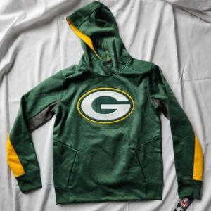 Reebok Green Bay HOODIE youth Medium